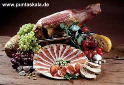 Dalmatinischer Schinken,Prsut genannt